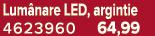 Lum nare LED, argintie 4623960 64,99