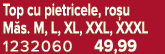 Top cu pietricele, ro u M s. M, L, XL, XXL, XXXL 1232060 49,99