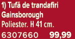 1) Tuf de trandafiri Gainsborough Poliester. H 41 cm. 6307660 99,99