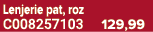 Lenjerie pat, roz C008257103 129,99