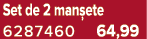 Set de 2 man ete 6287460 64,99
