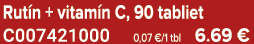 Rut n + vitam n C, 90 tabliet C007421000 0,07 €/1 tbl 6.69 €