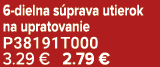 6 dielna s prava utierok na upratovanie P38191T000 3.29 € 2.79 €