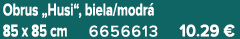 Obrus ​​„Husi“, biela/modr 85 x 85 cm 6656613 10.29 €