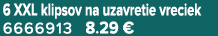 6 XXL klipsov na uzavretie vreciek 6666913 8.29 €