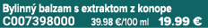 Bylinn balzam s extraktom z konope C007398000 39.98 €/100 ml 19.99 €
