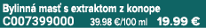 Bylinn mas  s extraktom z konope C007399000 39.98 €/100 ml 19.99 €
