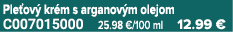 Ple ov kr m s arganov m olejom C007015000 25.98 €/100 ml 12.99 €