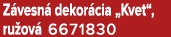 Z vesn dekor cia „Kvet“, ru ov  6671830