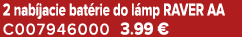 2 nab jacie bat rie do l mp RAVER AA C007946000 3.99 €