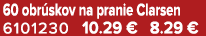 60 obr skov na pranie Clarsen 6101230 10.29 € 8.29 €