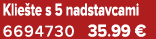 Klie te s 5 nadstavcami 6694730 35.99 €