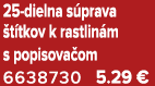 25 dielna s prava t tkov k rastlin m s popisova om 6638730 5.29 €