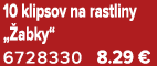 10 klipsov na rastliny „ abky“ 6728330 8.29 €
