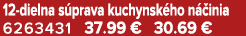 12 dielna s prava kuchynsk ho n inia 6263431 37.99 € 30.69 €