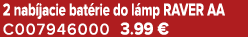 2 nab jacie bat rie do l mp RAVER AA C007946000 3.99 €