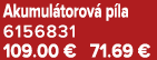 Akumul torov p la 6156831 109.00 € 71.69 €