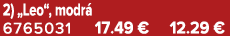 2) „Leo“, modr 6765031 17.49 € 12.29 €