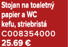 Stojan na toaletn papier a WC kefu, striebrist  C008354000 25.69 €