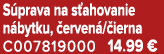 S prava na s ahovanie n bytku, erven / ierna C007819000 14.99 €