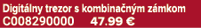 Digit lny trezor s kombina n m z mkom C008290000 47.99 €