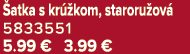  atka s kr kom, staroru ov  5833551 5.99 € 3.99 €