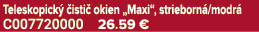 Teleskopick  isti  okien „Maxi“, strieborn /modr  C007720000 26.59 €