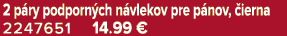 2 p ry podporn ch n vlekov pre p nov, ierna 2247651 14.99 €