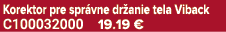 Korektor pre spr vne dr anie tela Viback C100032000 19.19 €
