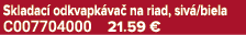 Skladac odkvapk va  na riad, siv /biela C007704000 21.59 €