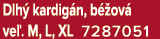 Dlh kardig n, b  ov  ve . M, L, XL 7287051