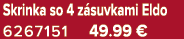 Skrinka so 4 z suvkami Eldo 6267151 49.99 €