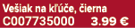 Ve iak na k  e,  ierna C007735000 3.99 €