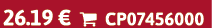 26.19 €  CP07456000