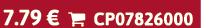 7.79 €  CP07826000