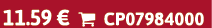 11.59 €  CP07984000
