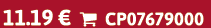 11.19 €  CP07679000