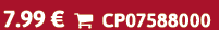 7.99 €  CP07588000