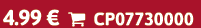 4.99 €  CP07730000