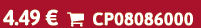 4.49 €  CP08086000