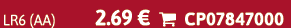 LR6 (AA) 2.69 €  CP07847000