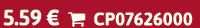 5.59 €  CP07626000