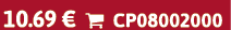 10.69 €  CP08002000