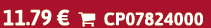 11.79 €  CP07824000