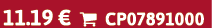 11.19 €  CP07891000