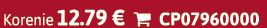 Korenie 12.79 €  CP07960000