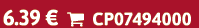6.39 €  CP07494000