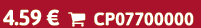 4.59 €  CP07700000