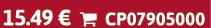 15.49 €  CP07905000