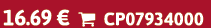16.69 €  CP07934000
